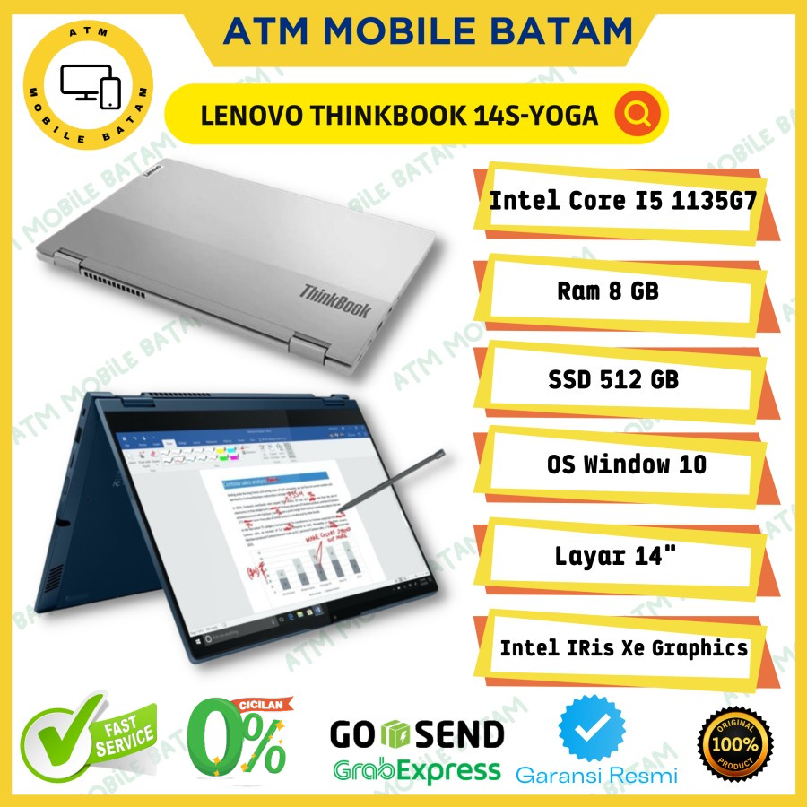 LENOVO ThinkBook 14s Yoga ITL 20WE003FID Core i5 1135G7 8GB W10