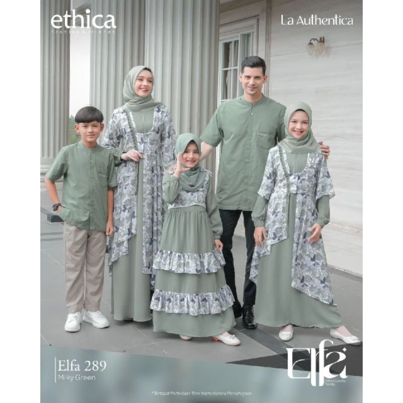 Gamis Ethica Kagumi 289 Milky Green