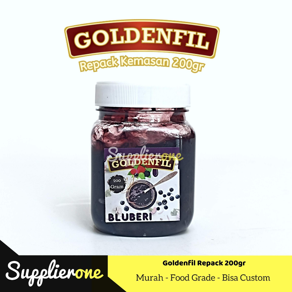 

Forcysn Goldenfil Repack 200Gr / Selai Roti Bakar / Toping Roti / Selai Roti / Selai Coklat /Olesan