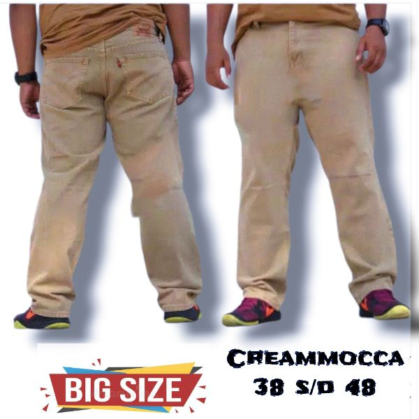 celana jeans jumbo pria/celana jeans pria jumbo big size