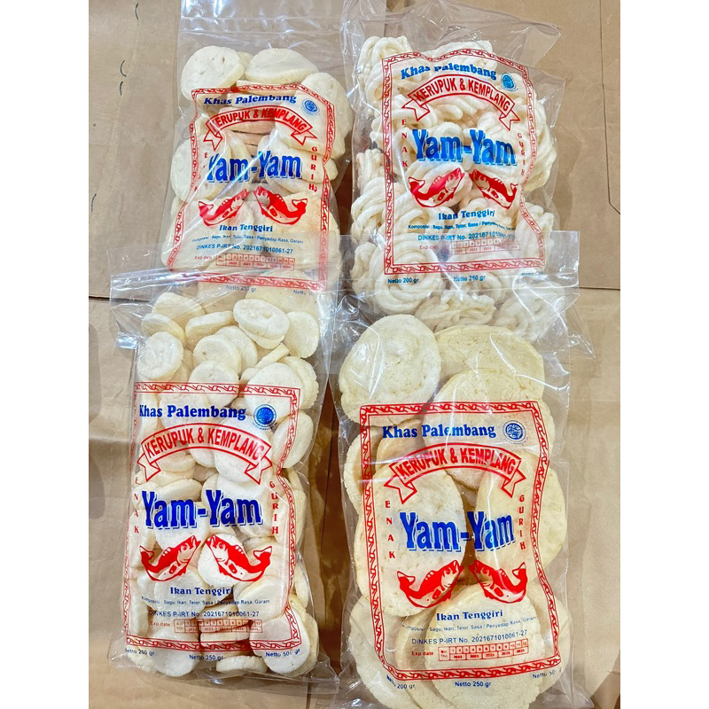 

paket kemplang 4bungkus super mix(kancing,mini,peser,sanggul)