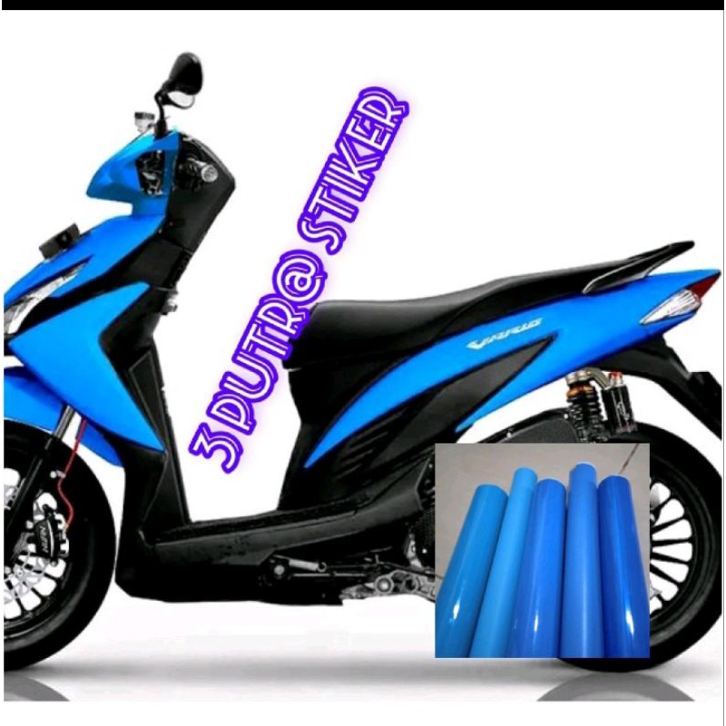 sticker skotlet motor biru doff,biru glossy, ice blue doff, ice blue glossy, biru tosca doff, biru m