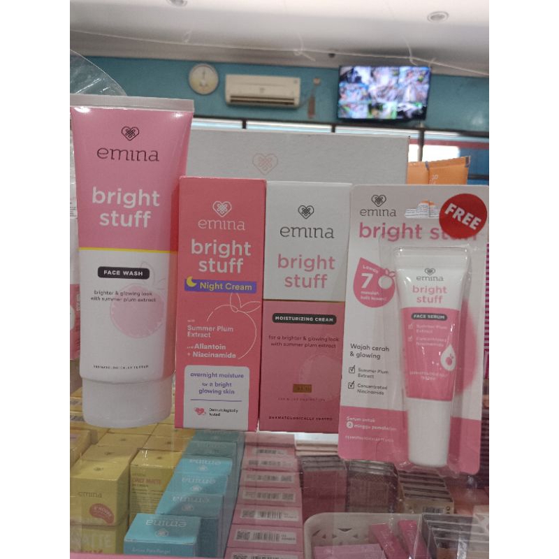 Emina Paket Bright stuff isi 3 (FREE SERUM)