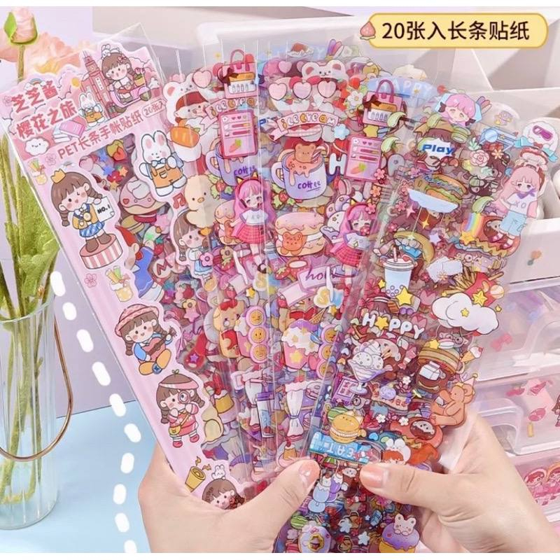 

Sticker Panjang Sanrio | Momo 1 Lembar