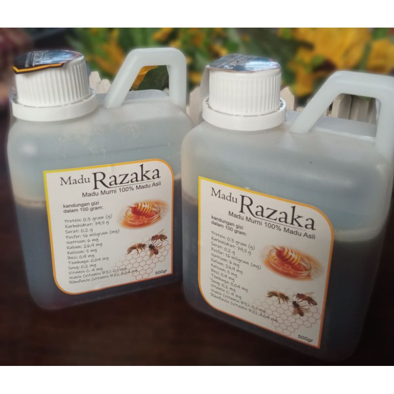 

madu razaka dijamin 100%asli madu murni