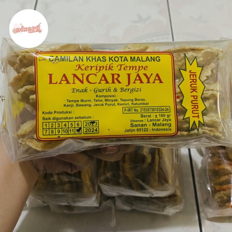 

Keripik Tempe “LANCAR JAYA” (RASA JERUK PURUT)