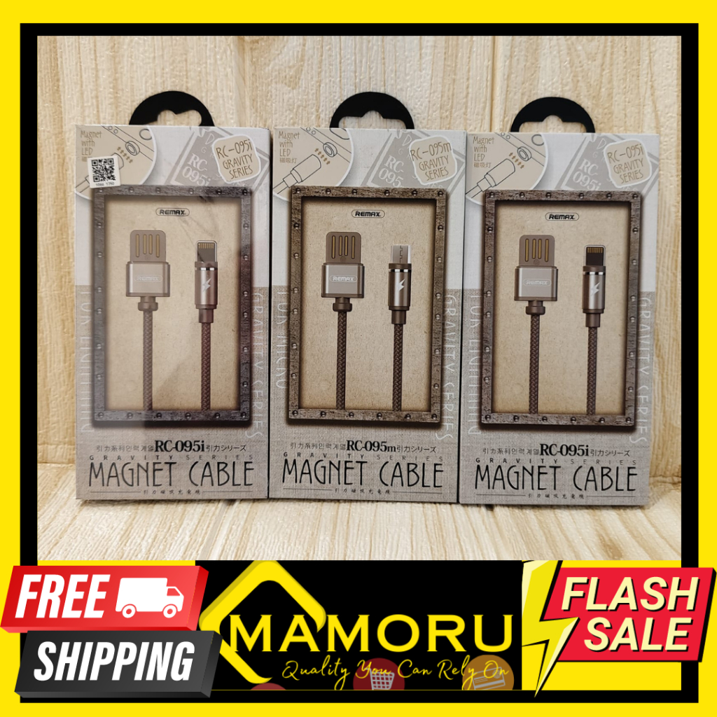 REMAX FAST CHARGING KABEL CHARGER MAGNET RC 095