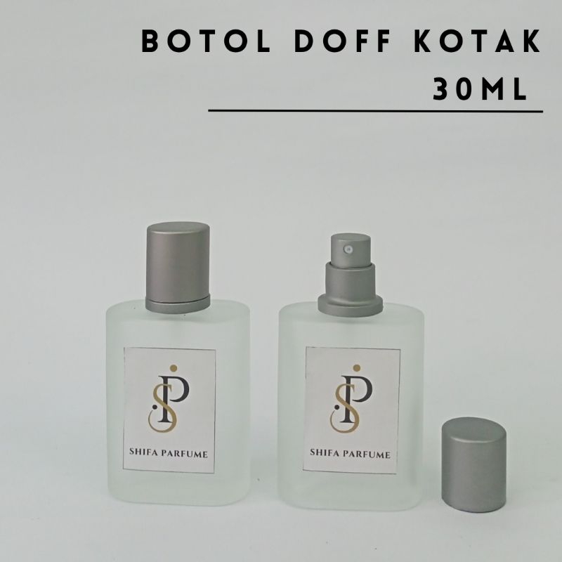 BOTOL PARFUM DOFF KOTAK SPREY 30ML - Botol Parfum Kosong Doff Kotak 30ml