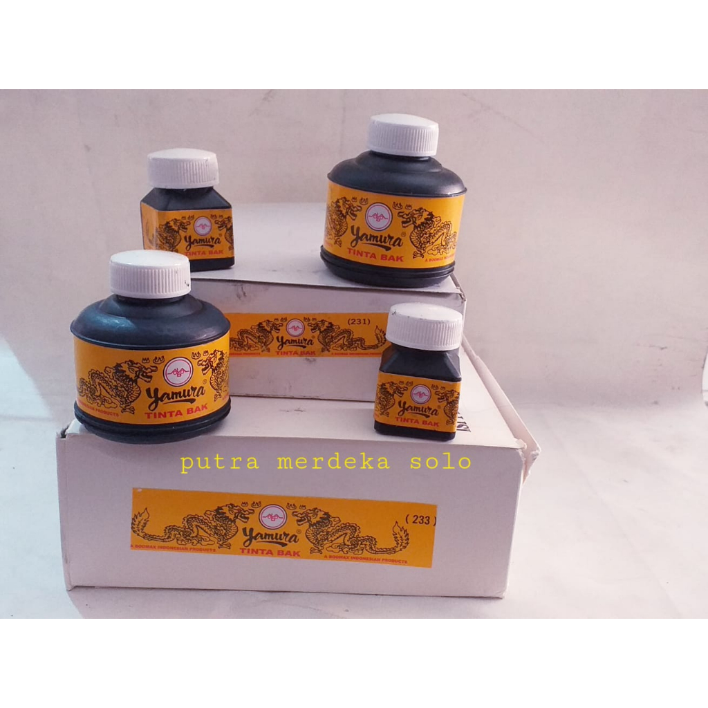 

Tinta Kaligrafi Cina / Bak Stempel Yamura / Tinta Bak