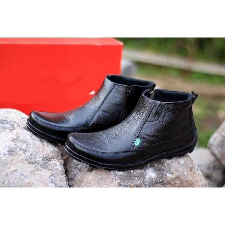 ORIGINAL _ Sepatu Kulit Pansus Pria Kerja Kantor Dinas Resmi Pantopel Model Resleting