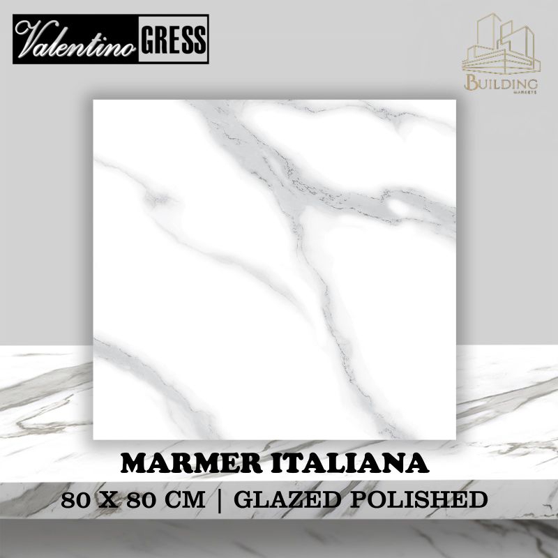 Granite Lantai 80x80 MARMER ITALIANA/GLOSSY/VALENTINO GRESS