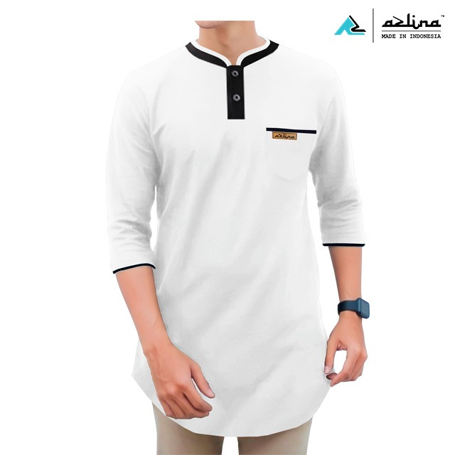 AZLINA - Pakistan Premium Kaos Koko Azlina Lengan 3/4 Kekinian best quality
