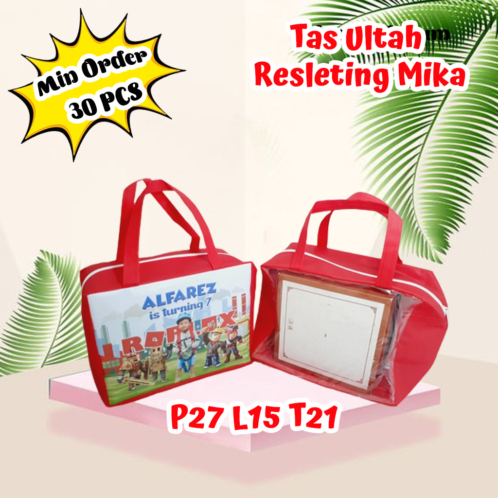 

Tas Ulang Tahun Mika Resleting Tema Roblox