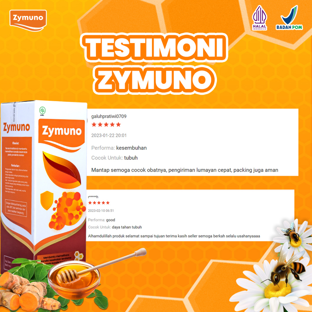 [PROMO] ZYMUNO 3 BOX - Vitamin Herbal Tingkatkan Daya Tahan Tubuh Bantu Proses Penyembuhan Kanker Imun Jaga Kesehatan Tubuh Cegah Flu Demam Batuk Masalah Pencernaan Bantu Percepat Penyembuhan Penyakit Isi 200ml