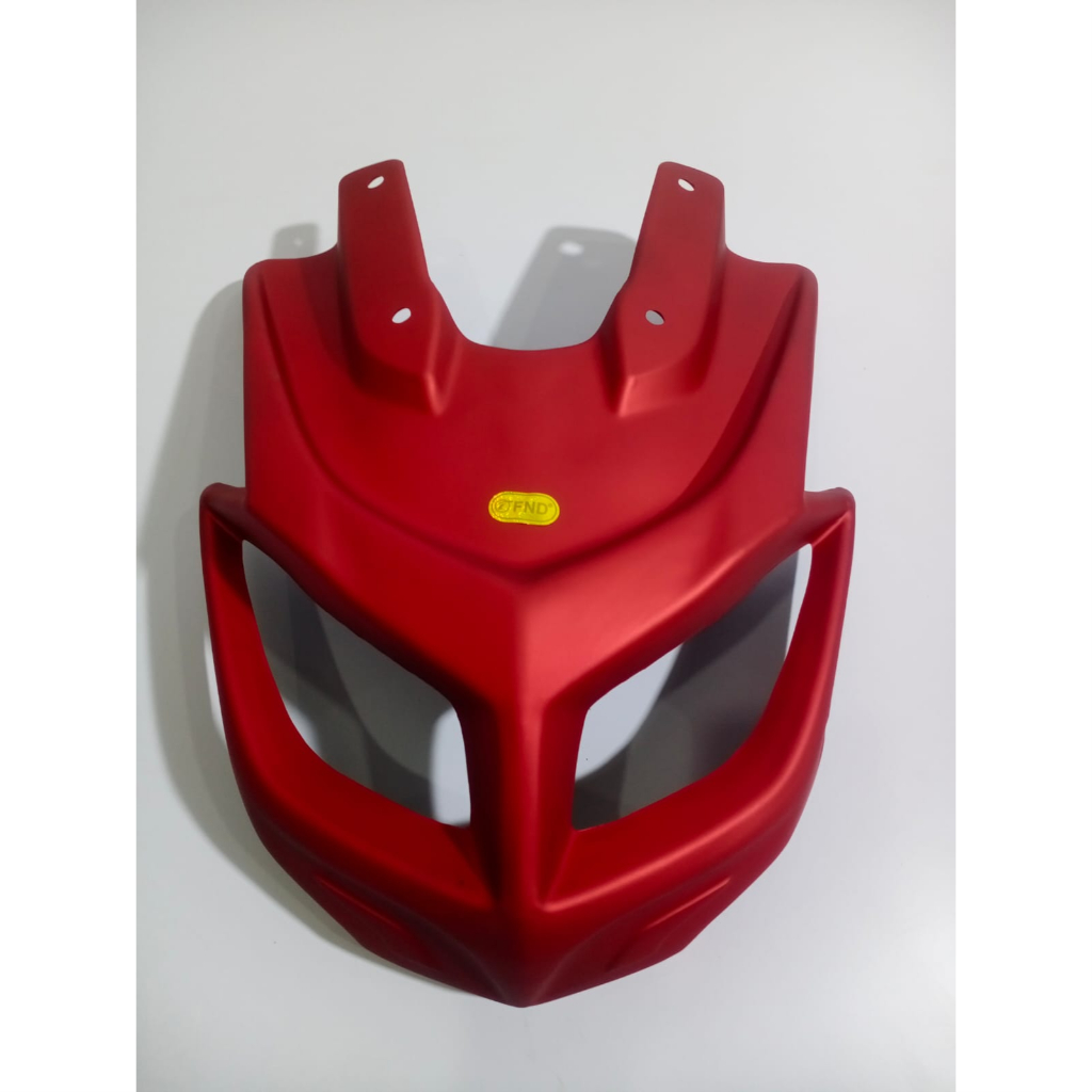 TOPENG LAMPU NMAX MERAH DOFF I CARBON