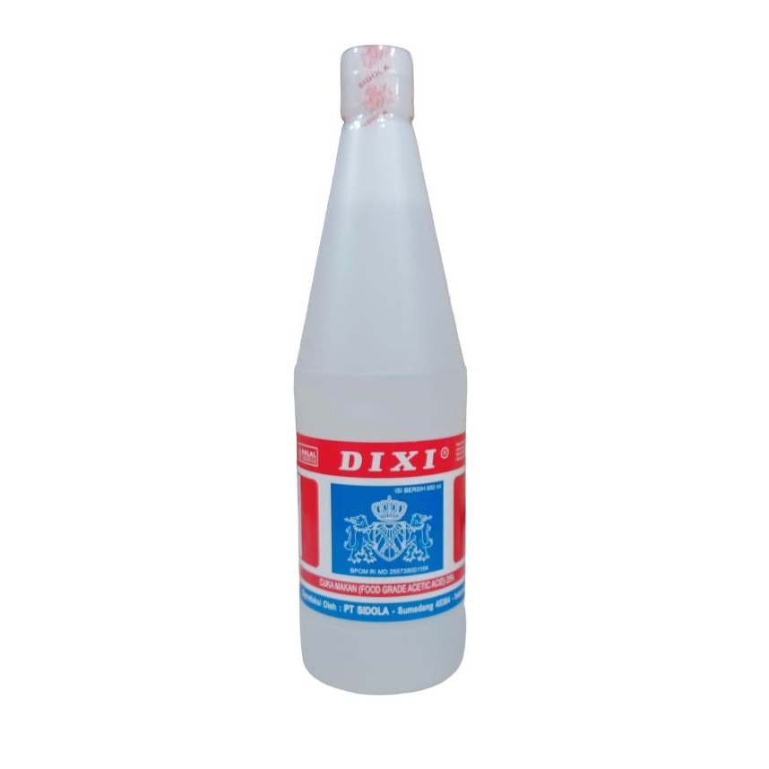 

Cuka Makan Dixi Botol 650 ml - 150 ml/ Cuka Dixi/ White Vinegar Dixi/ Cuka Makan