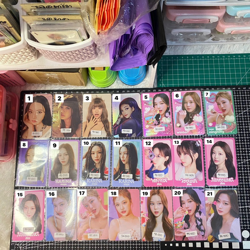 PHOTOCARD AESPA OFFICIAL