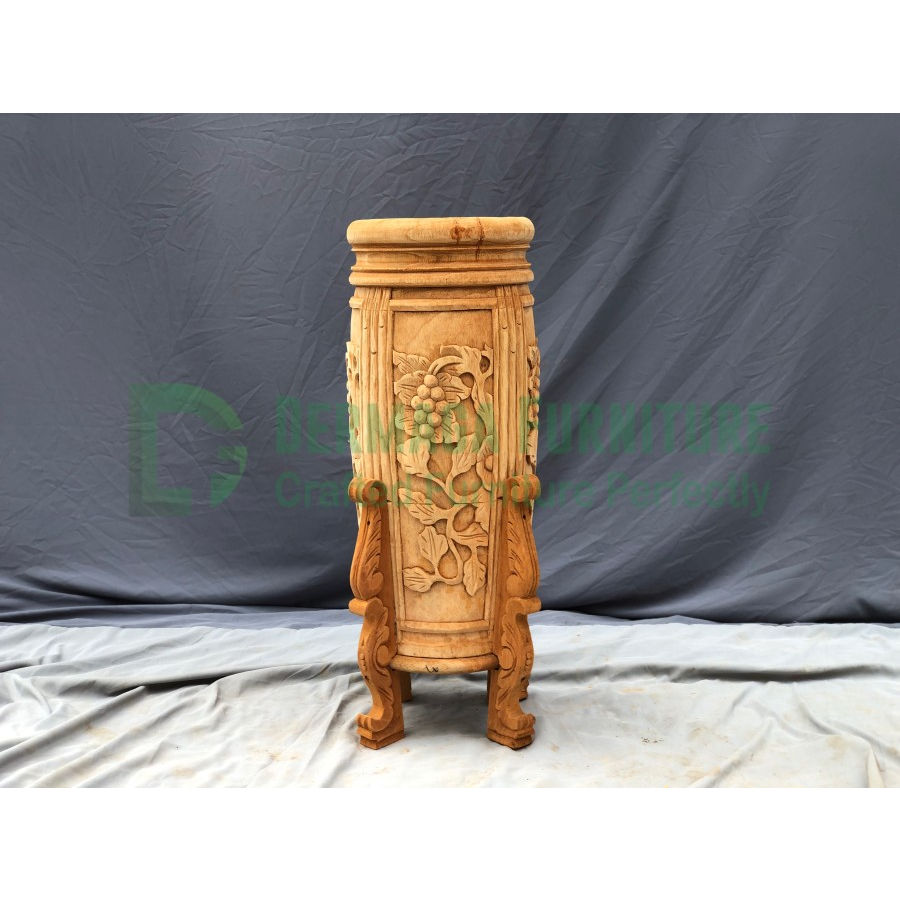 GUCI TEMPAT PAYUNG KAYU MAHONI GUCI UKIR GUCI DEKORASI RUANG TAMU TERMURAH