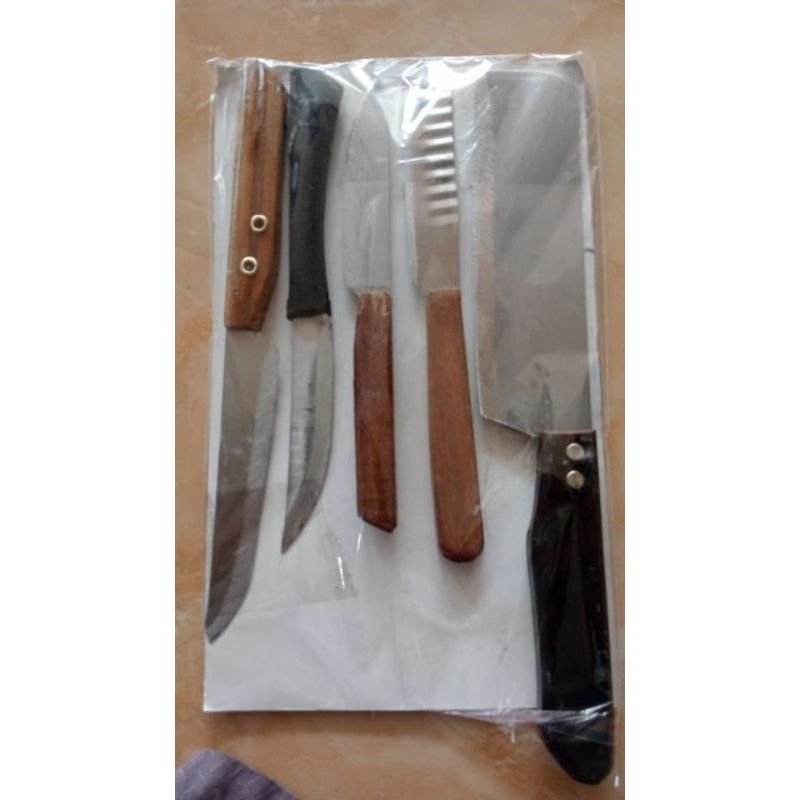 Pisau jawa pisau hemat stainless isi 5