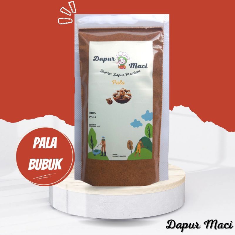 

Pala Bubuk / Ground Nutmeg / Bumbu Dapur / Pouch Refill 100 Gr - Dapur Maci