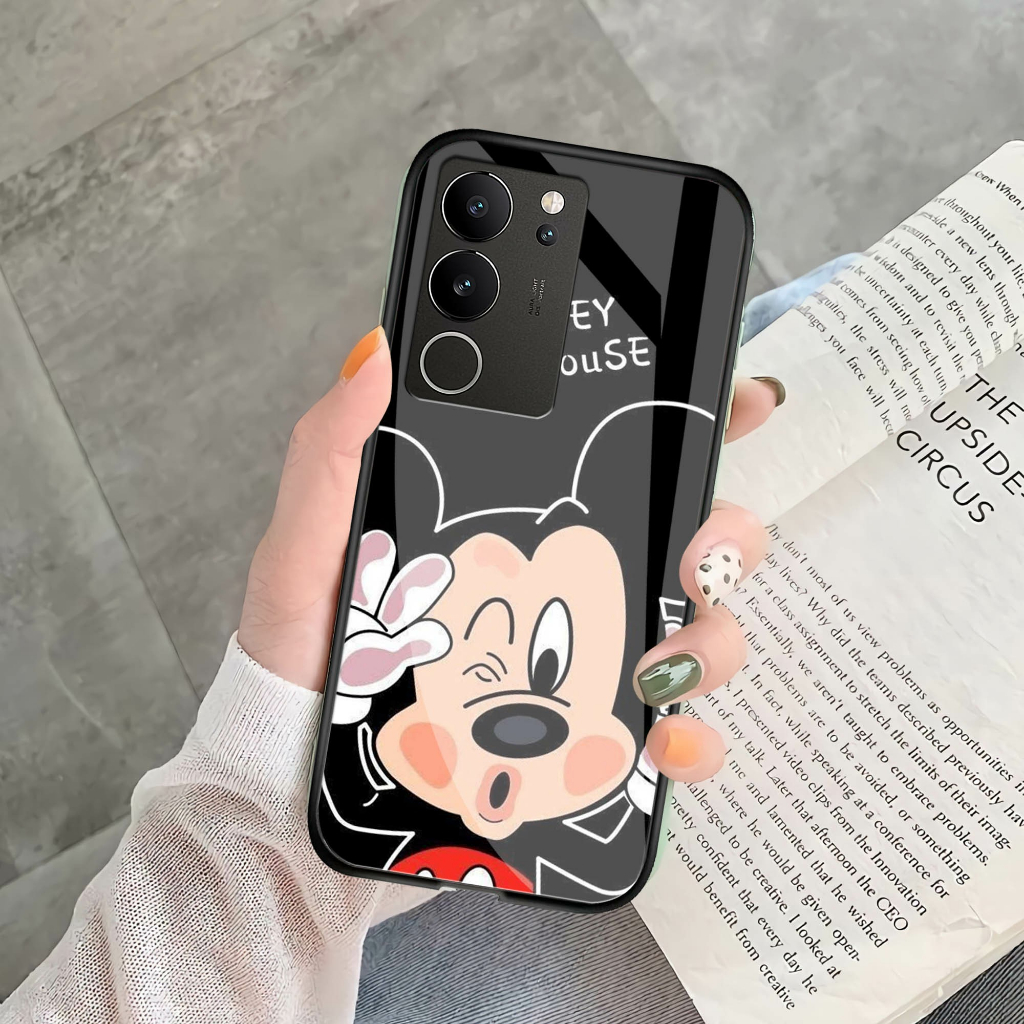 (U 113) Softcase Kaca Vivo V29 V29E  - Softcase kaca Vivo V29 V29E - Case Vivo V29 V29E - Case Gamba