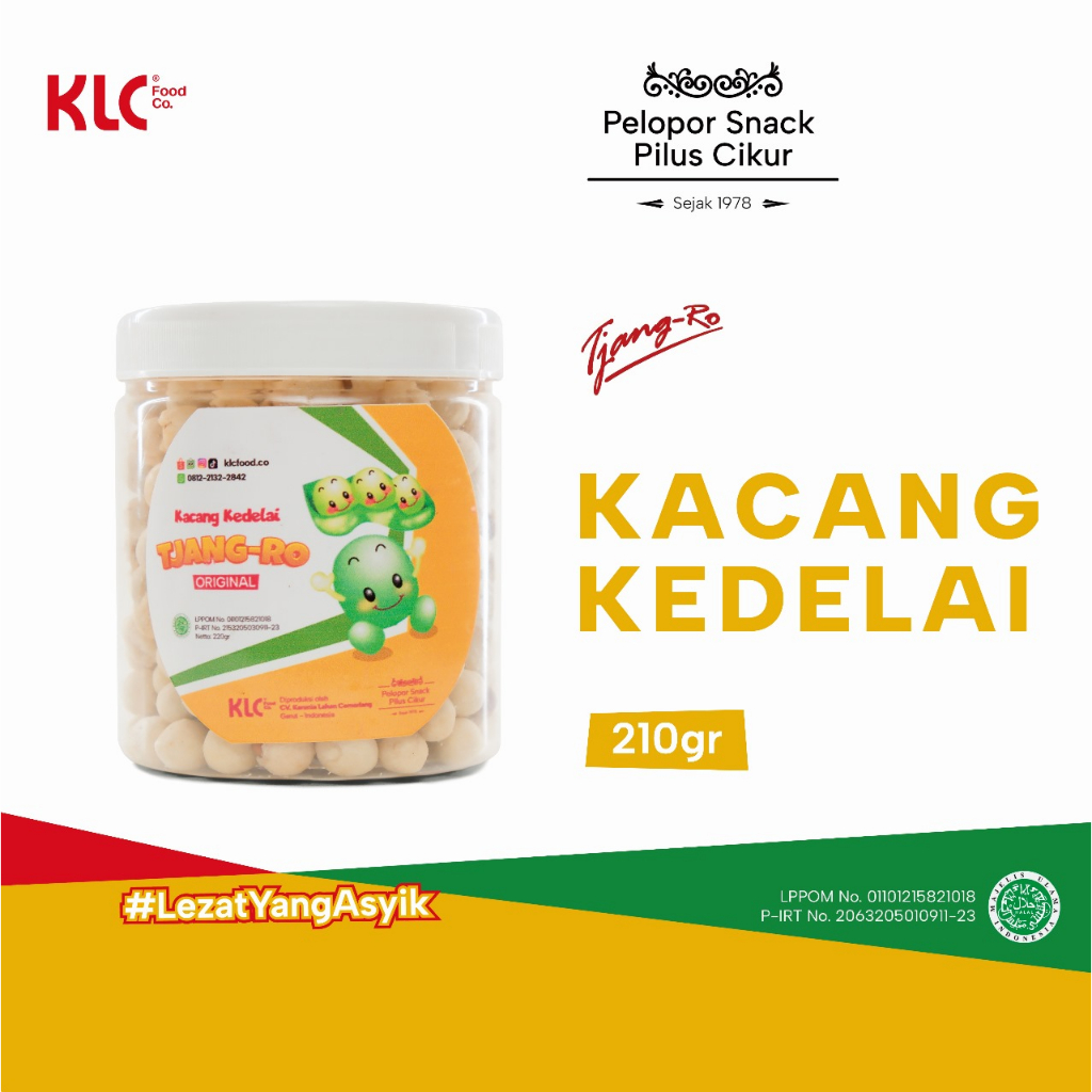 

Sukro Kacang Kedelai Toples Tjang-Ro / KLC Snack / Makanan Ringan Murah