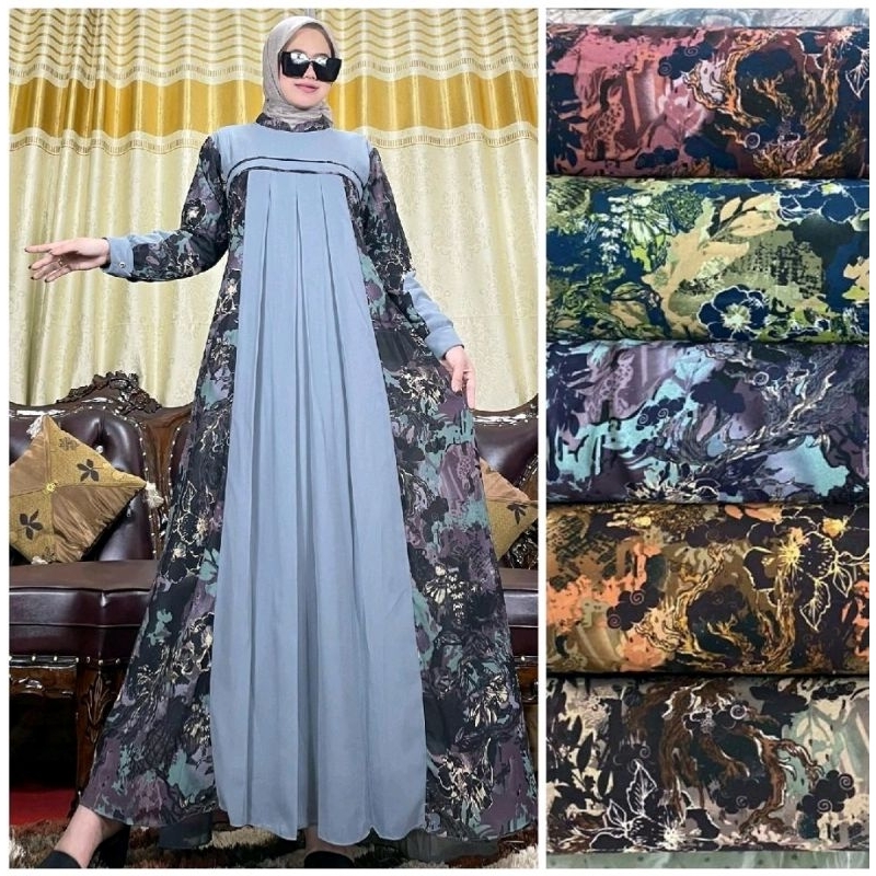 GAMIS SACI MODE CERUTY PRINTING MIX CERUTY BABYDOLL PART. 1