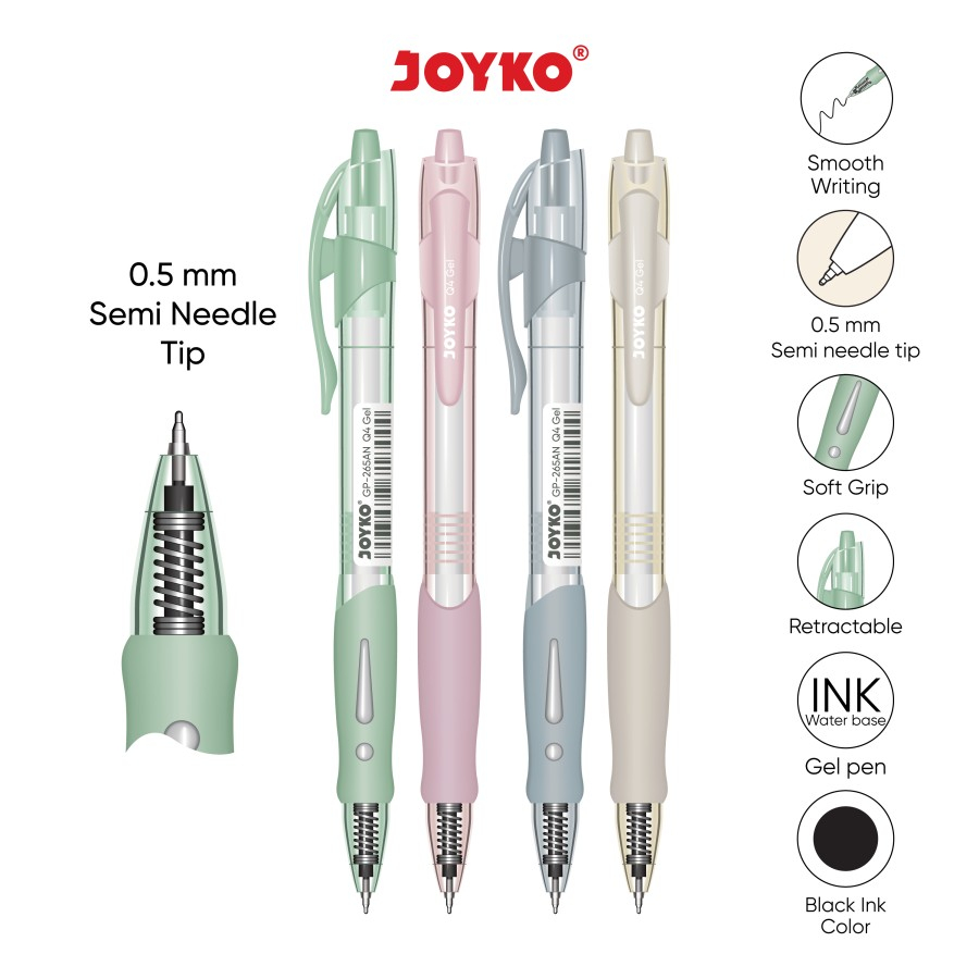 

(1pc) Gel Pen Pulpen Pena Joyko GP-265AN Q4 Gel 0.5 mm
