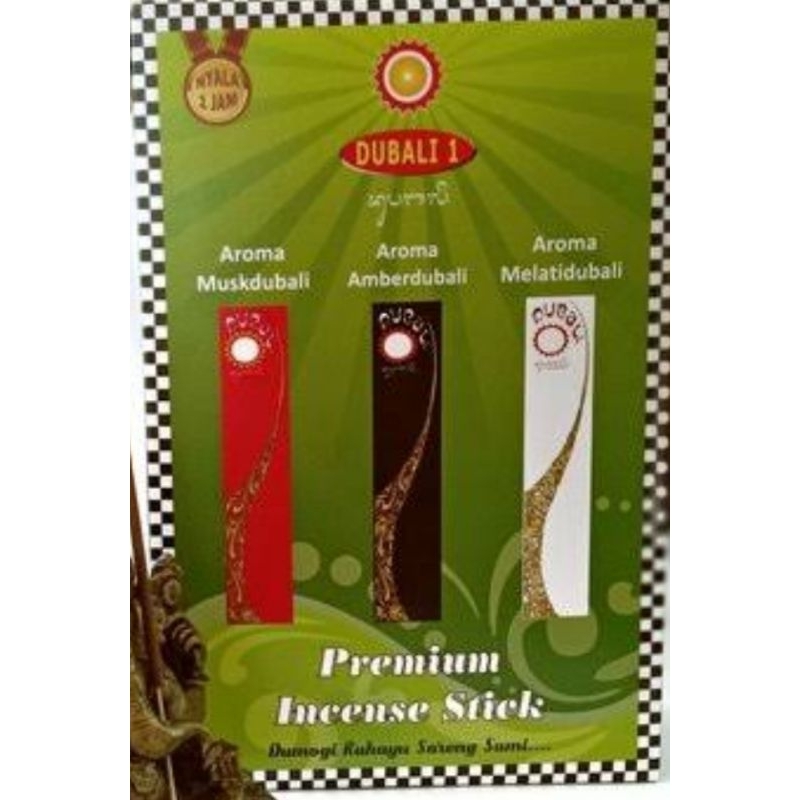 dupa misik, amber, melati dubali alami 33stik