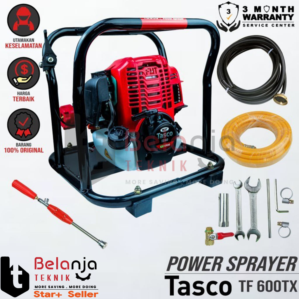Mesin Steam Cuci Mobil 4 Tak TASCO TF 600 TX Sprayer Portable TF600TX TF600