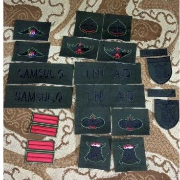 PAPAN NAMA PDL TNI 1 SET