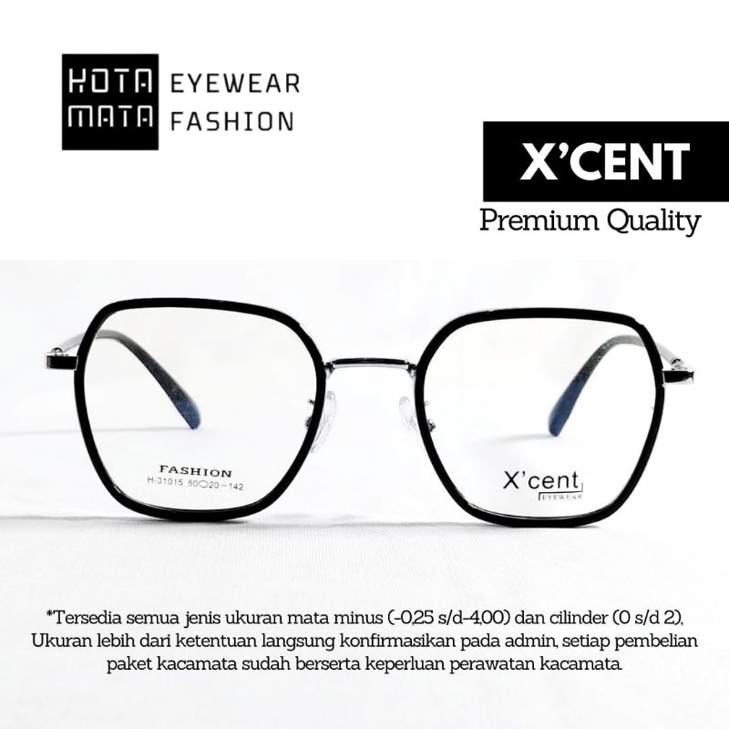 Frame Kacamata Xcent original Premium