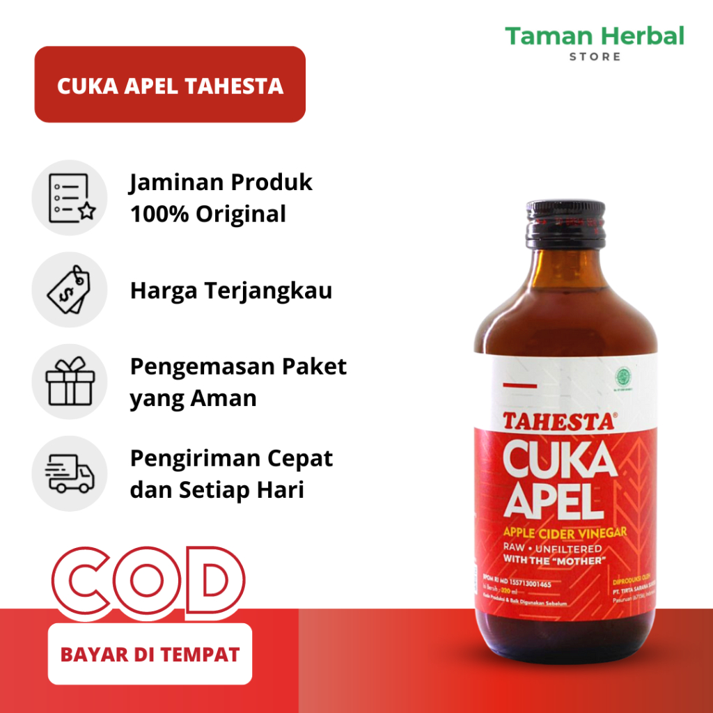 

Cuka Apel TAHESTA 320ml