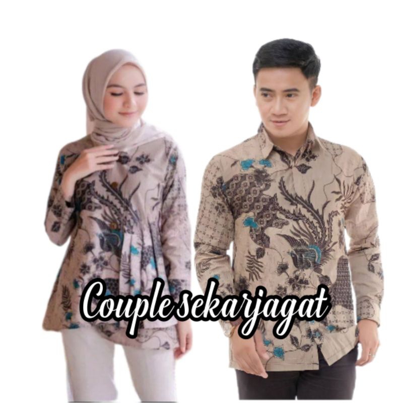 Baju Bati Wanita Couple Seragam Kerja Kantor Modern