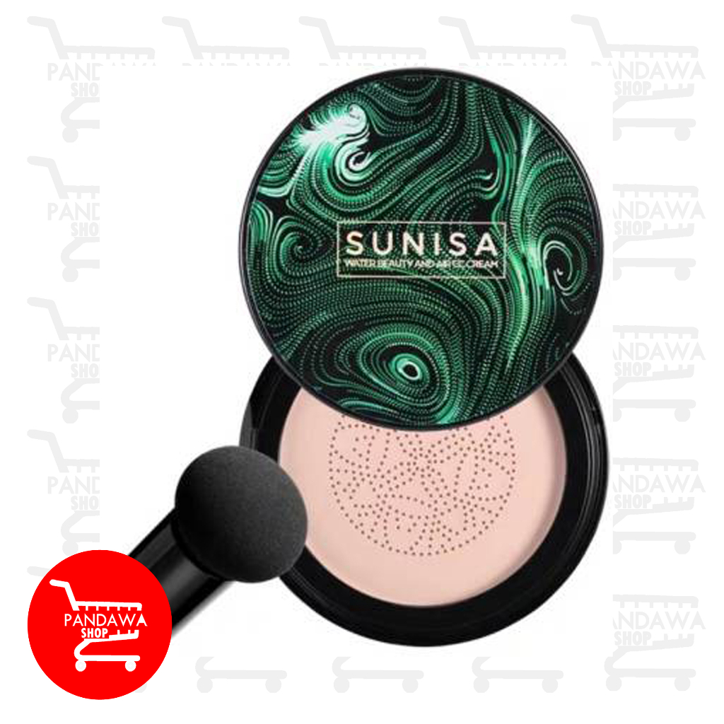 BIOAQUA x SUNISA Bedak Cushion Waterproof 20g Menutupi pori-pori Full Coverage BB Cushion Original 1