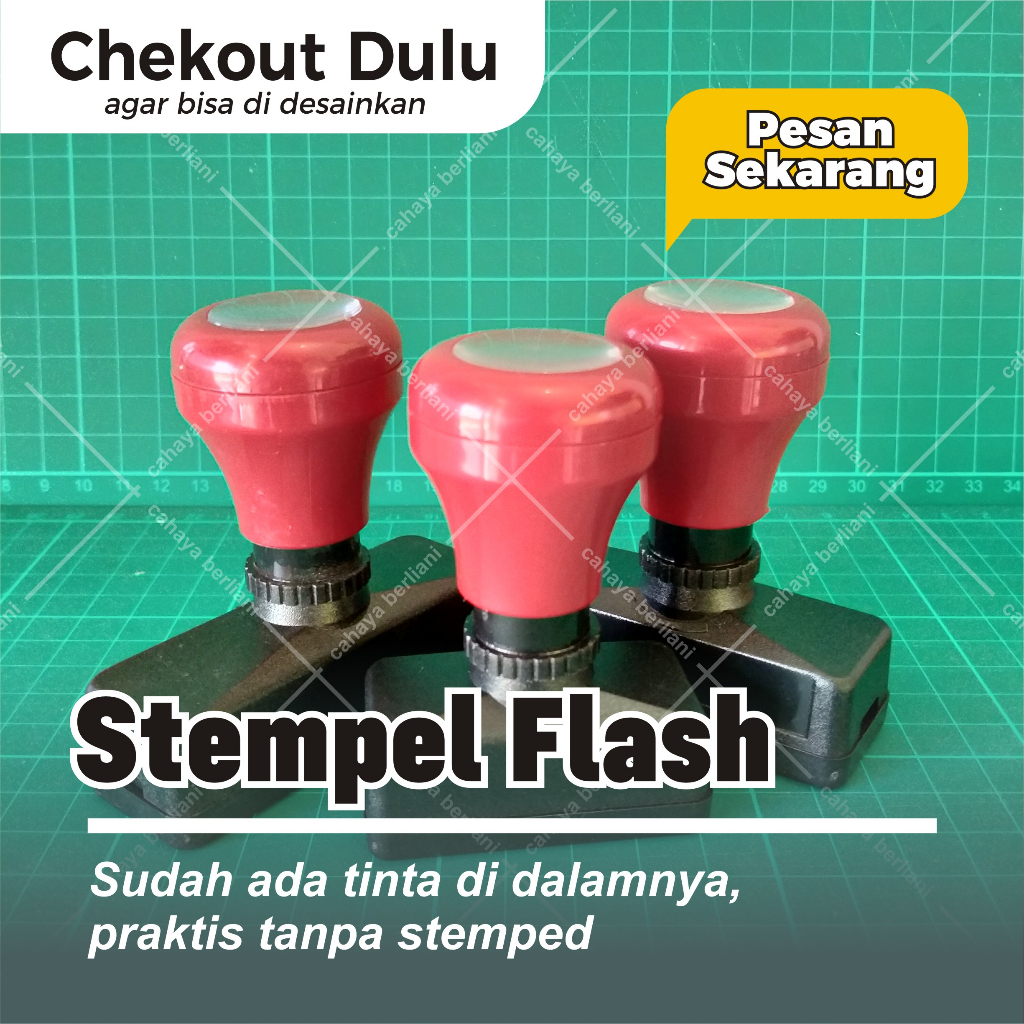 

Stempel Flash Otomatis - Persegi Nota