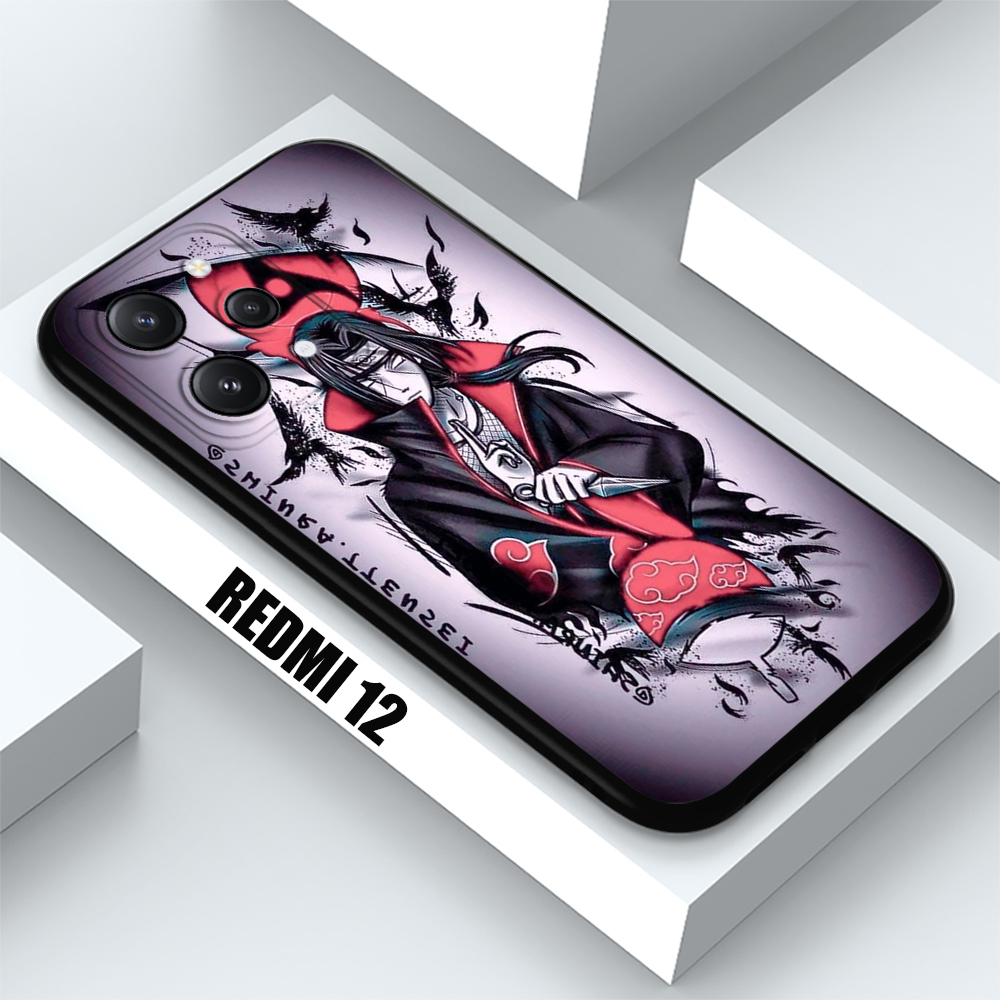 Softcase Pro Camera Redmi 12 [BSB042] Itachi- HP Redmi 12 - kesing HP Redmi 12 - Case HP Redmi 12 - 