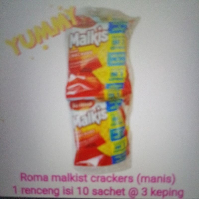 

malkis cracker renceng NEW isi 3 keping
