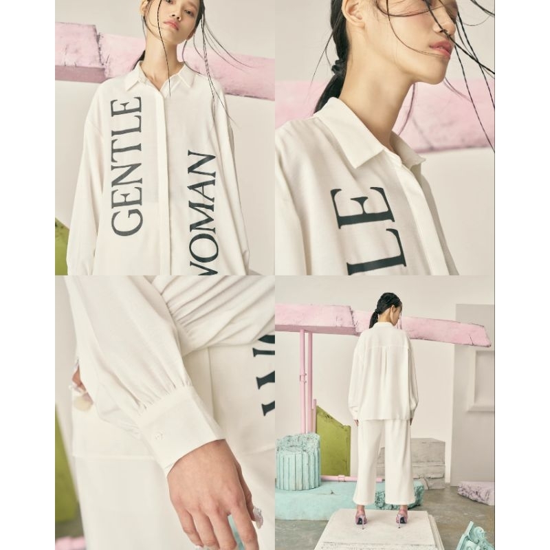 KEMEJA WANITA OVERSIZE GENTLE WOMAN SHIRT
