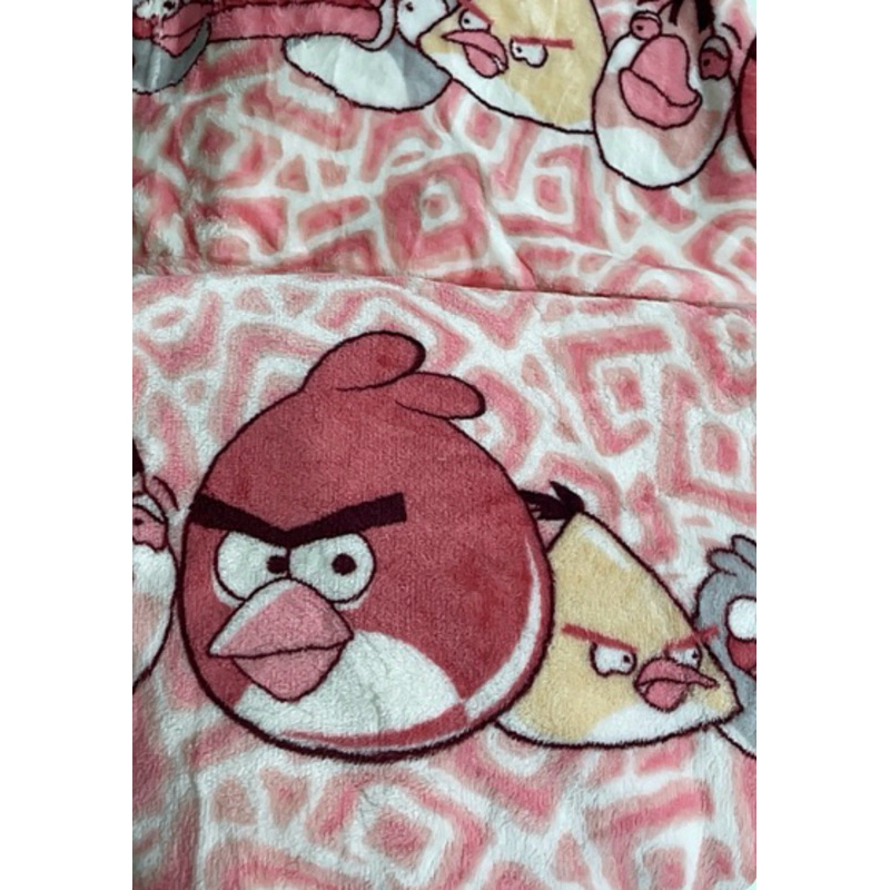 Selimut bulu angry bird 150x200