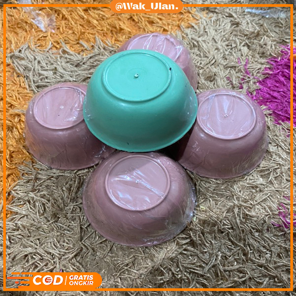 Souvenir Mangkok kecil Sambal BULAT WARNA Warni Kemasan PLASTIK Souvenir Pernikahan Murah