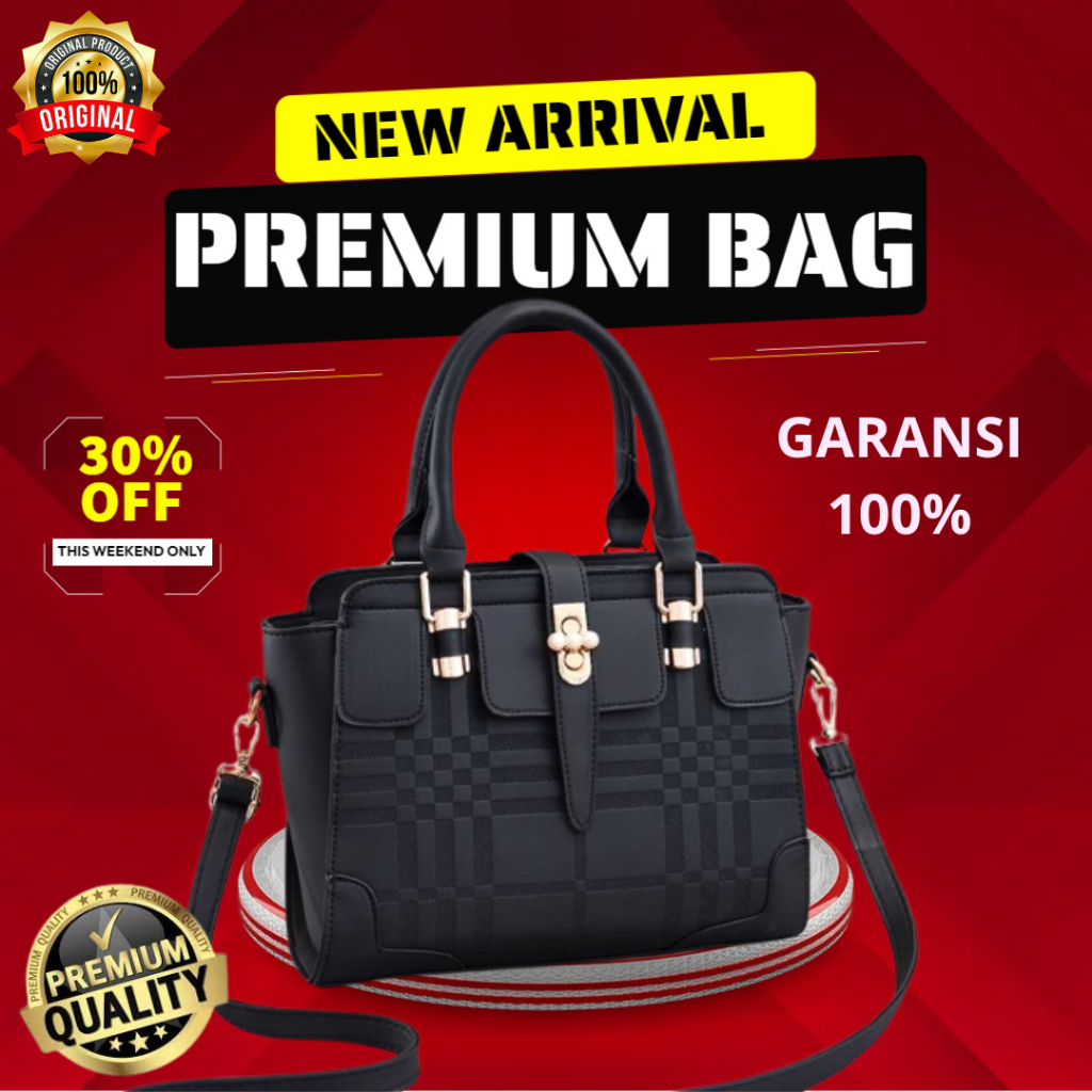 LF6 tas handbag jinjing ibu pesta kondangan pengajian kerja besar elegan import branded ibu kekinian