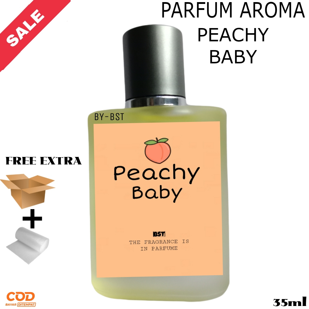 Parfum Peachy Baby Tahan Lama | Parfum Aroma Peachy Baby 35ml premium