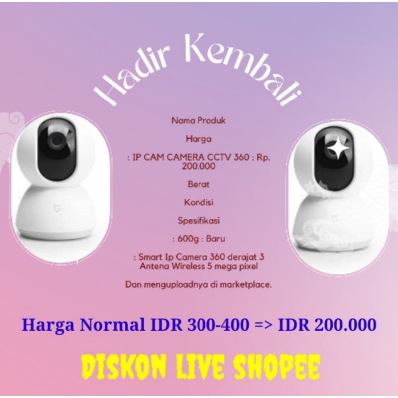 CAMERA CCTV 360