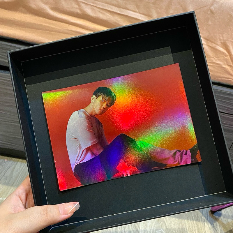 Postcard BAEKHYUN EXO hologram Album Delight