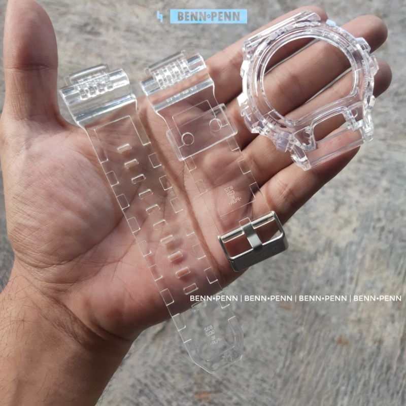 BNB GDX 6900 CLEAR GLOSSY BEZEL STRAP CASIO G SHOCK