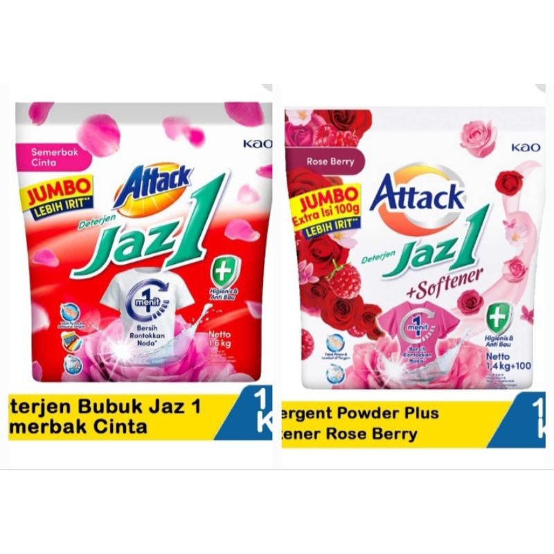 attack jazz1 detergen bubuk kemasan jumbo