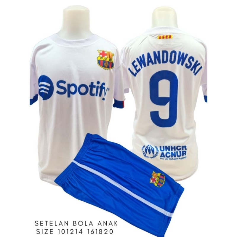 SETELAN JERSEY BARCELONA AWAY
