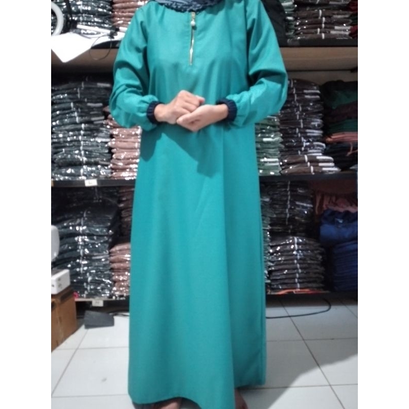 GAMIS KATUN POLOS TOYOBO ORI PREMIUM SIZE  (S M L XL XXL)
