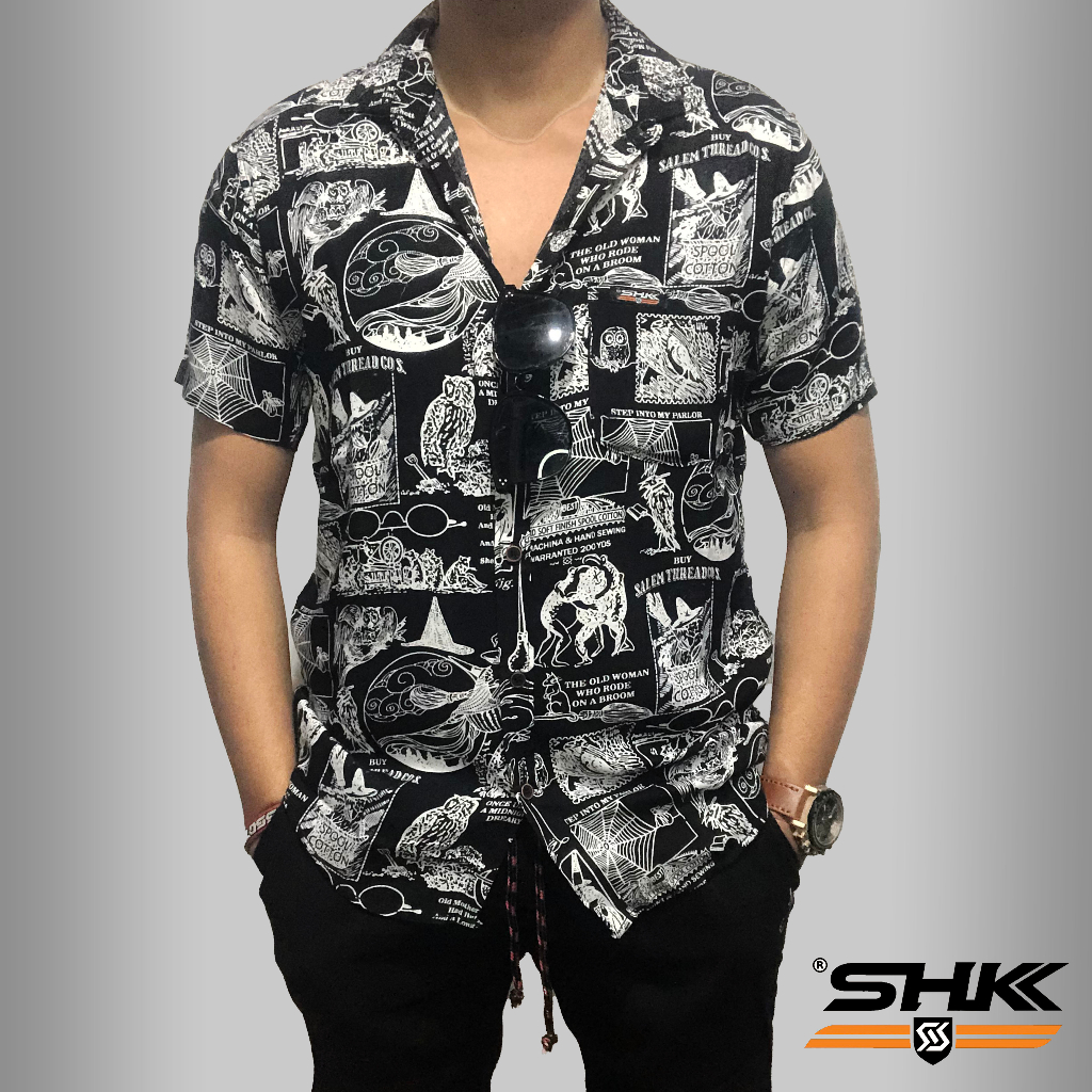 SHK Kemeja Santai pria Amarillo SCETH ART